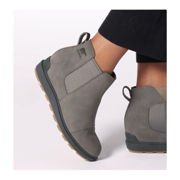 Sorel Evie II Chelsea in Quarry Grill NWT - Picture 1 of 12